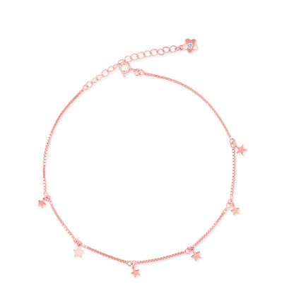 Rose Starlit Anklet