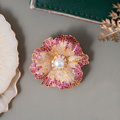 Royal Petal Brooch