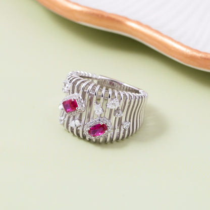 Ruby Rhythm Ring
