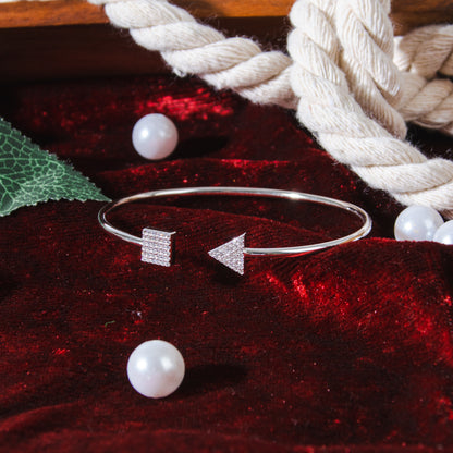 Double Trouble Silver Bracelet
