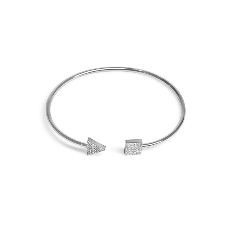 Double Trouble Silver Bracelet