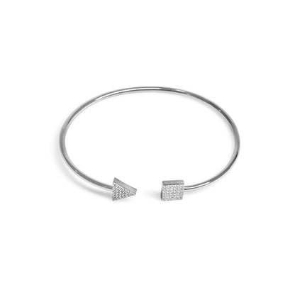 Double Trouble Silver Bracelet