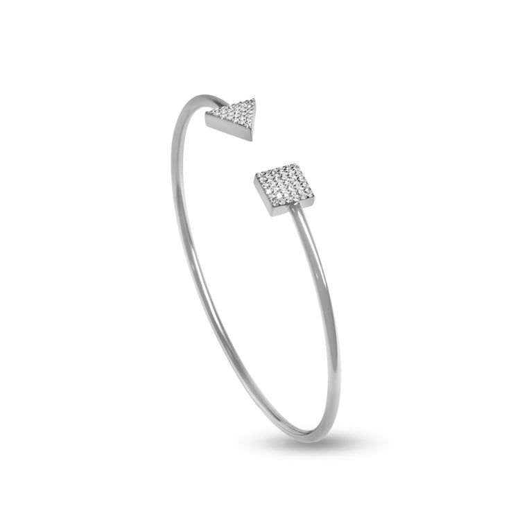 Double Trouble Silver Bracelet
