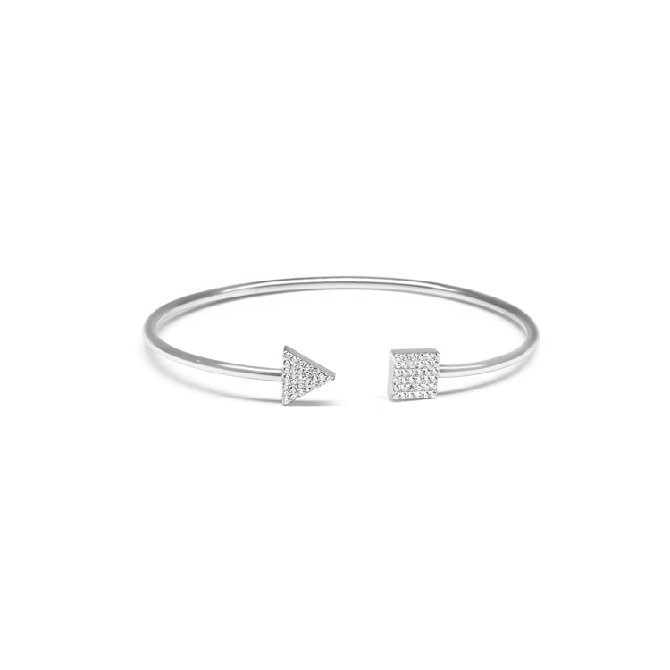 Double Trouble Silver Bracelet