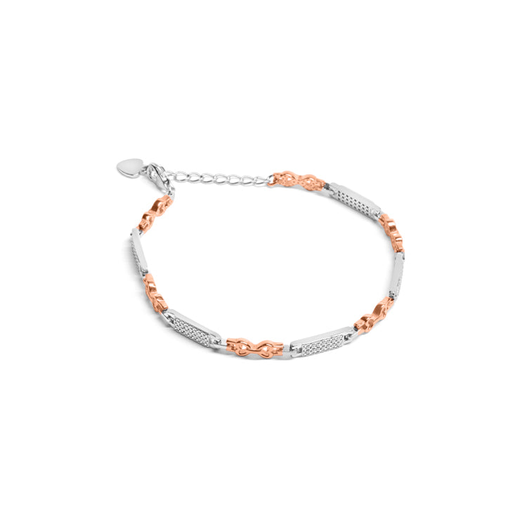 Queen of Hearts Silver Bracelet