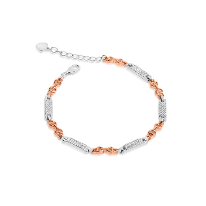 Queen of Hearts Silver Bracelet