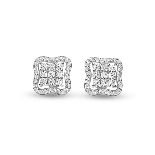Cloud 9 Silver Earrings
