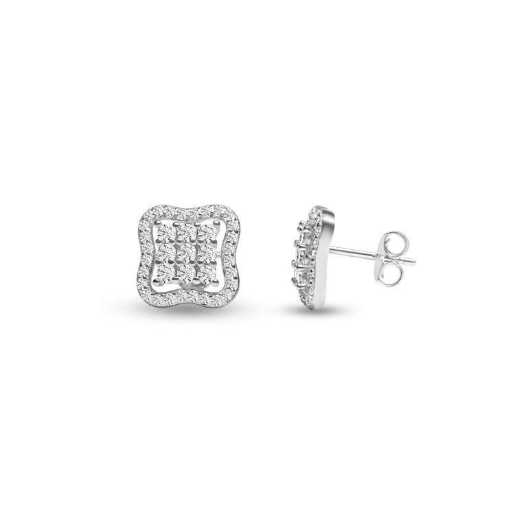 Cloud 9 Silver Earrings