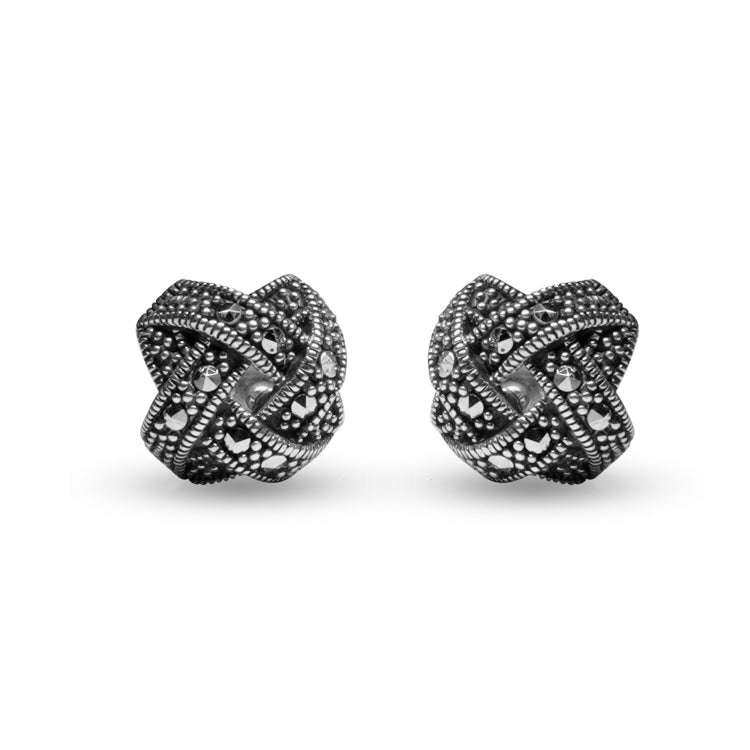 Labyrinth Silver Earrings