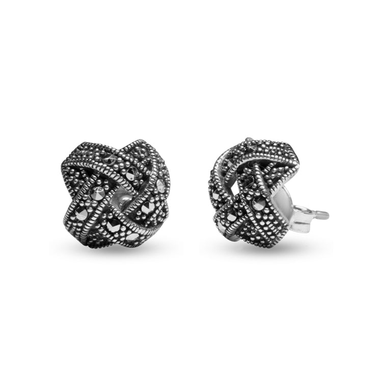 Labyrinth Silver Earrings