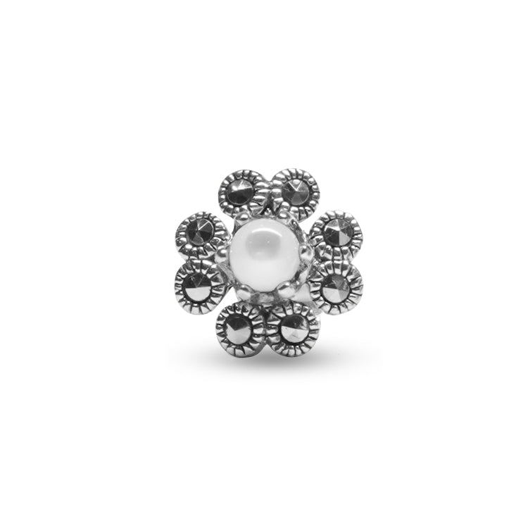 Anemone Silver Earrings