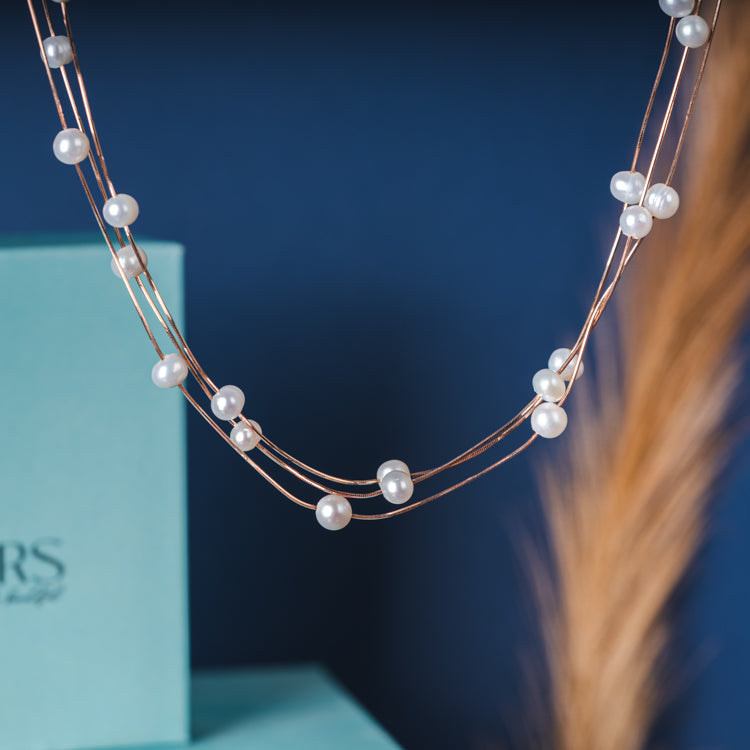 Elysian Elegance Silver Pendant Necklace