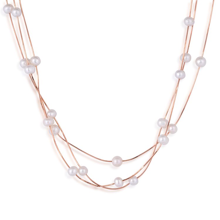 Elysian Elegance Silver Pendant Necklace