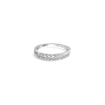 Silver celestial ring