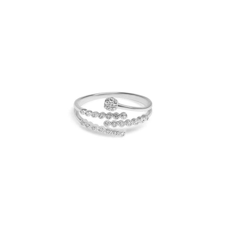 Bouganvilla Silver Ring