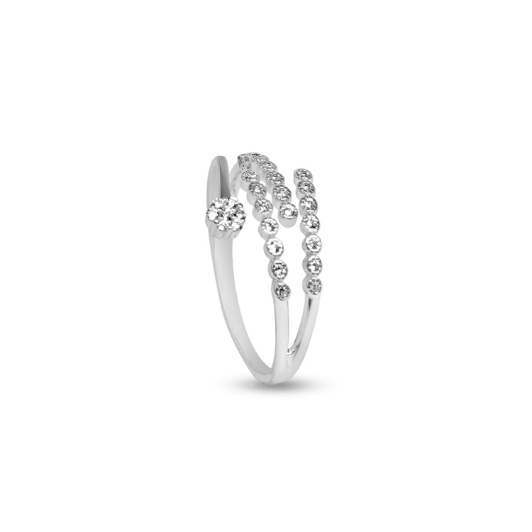 Bouganvilla Silver Ring