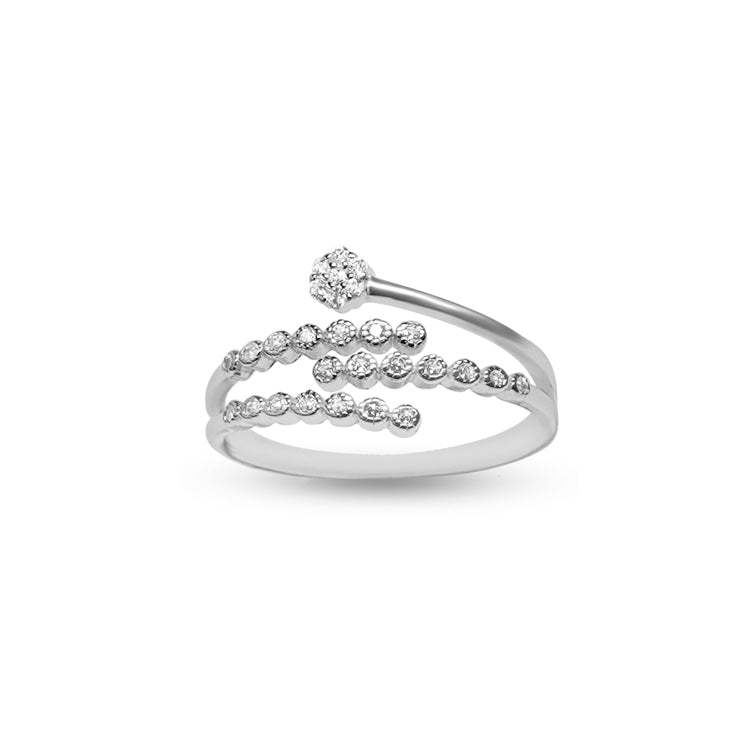 Bouganvilla Silver Ring