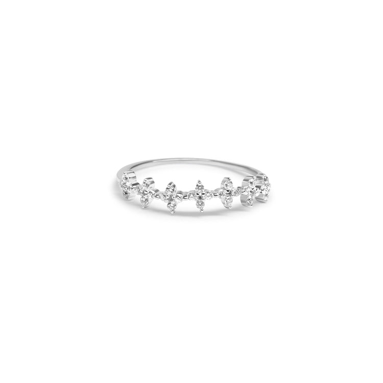 Silver graland grace ring