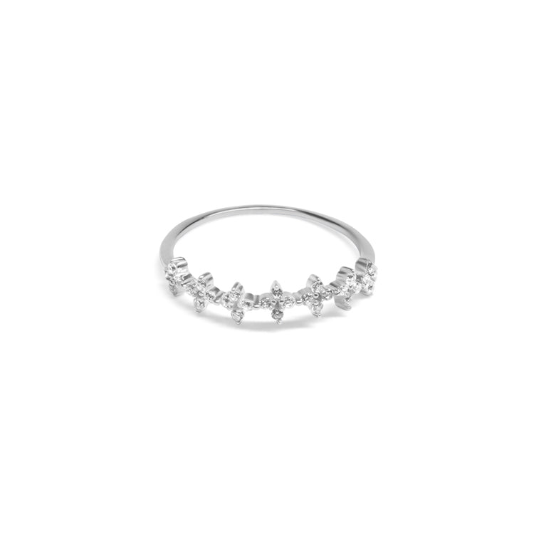 Silver graland grace ring