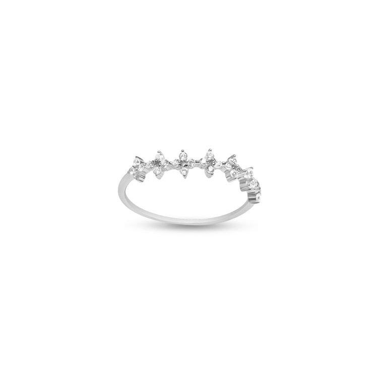 Silver graland grace ring