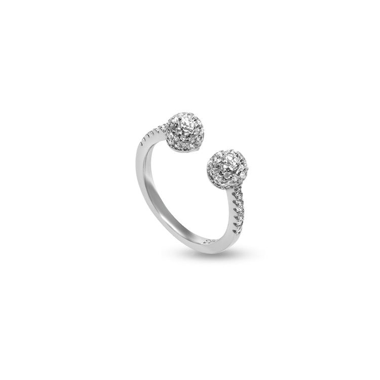 Silver memoria ring