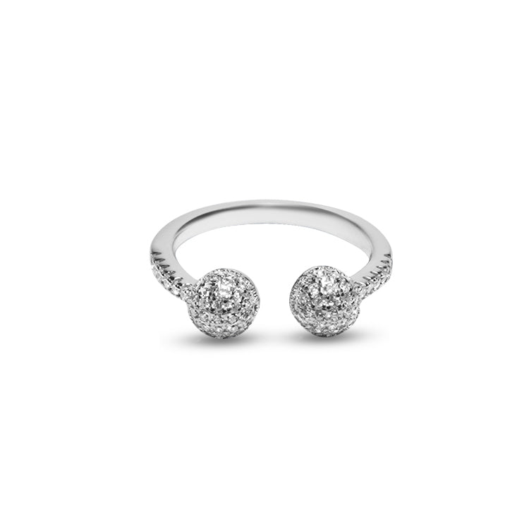 Silver memoria ring