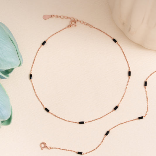 Shadowline Rosé Anklet