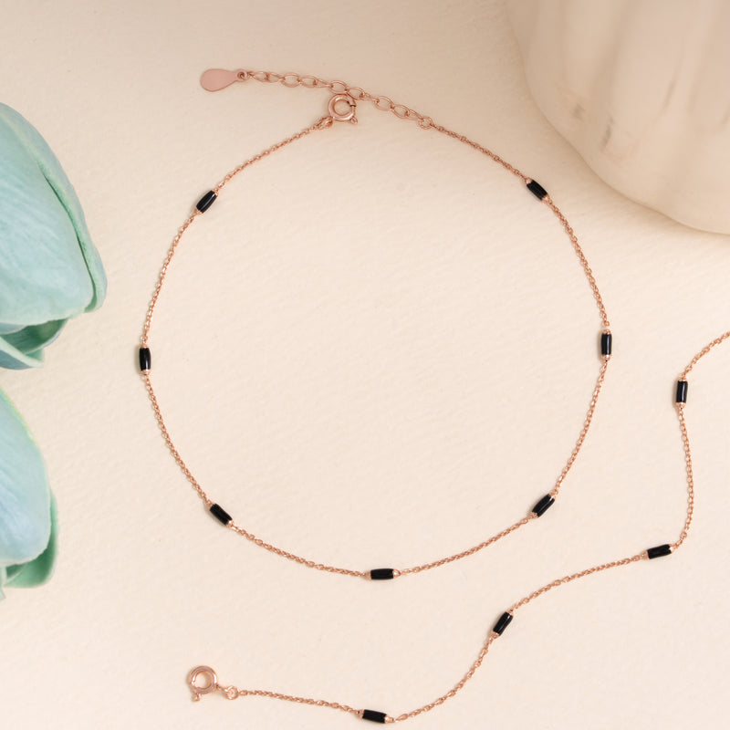 Shadowline Rosé Anklet