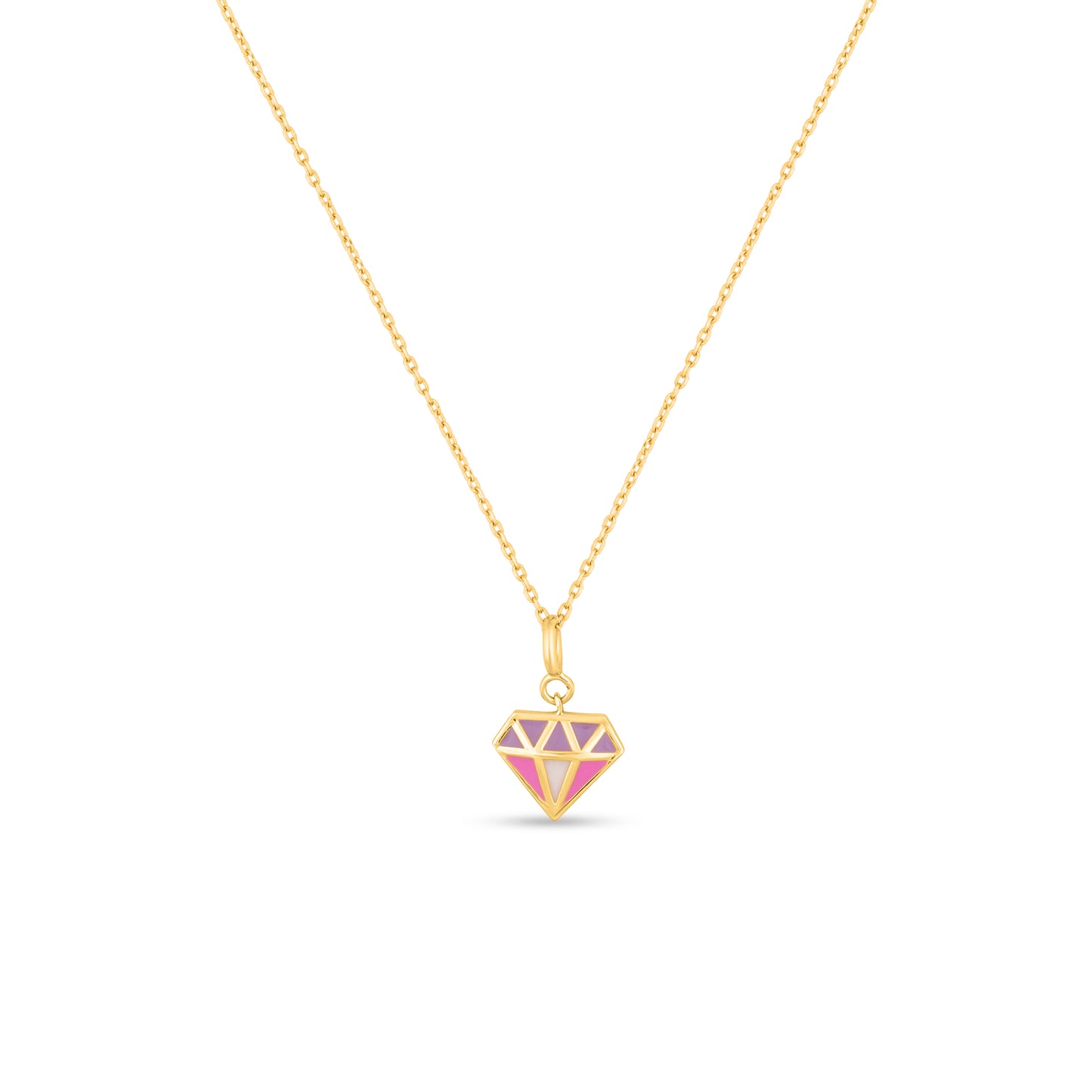 Shine Sync Diamond Gold Charm