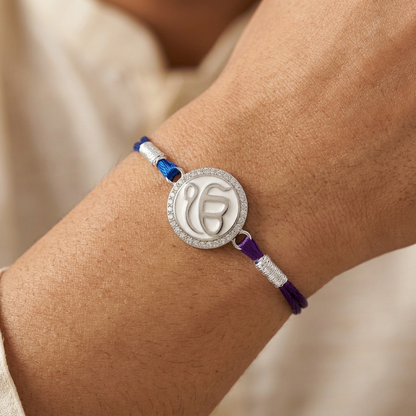 Ik Onkar Divine 92.5 Sterling Silver Rakhi