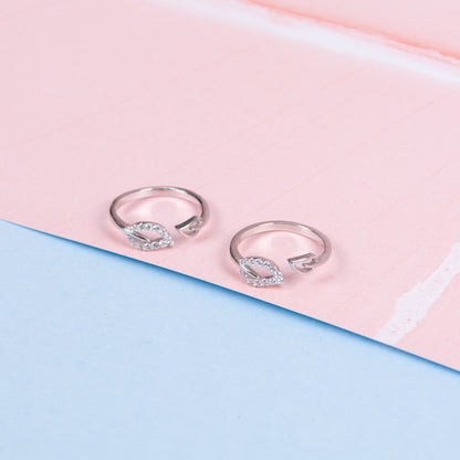 Bouganville Silver  Toe Ring