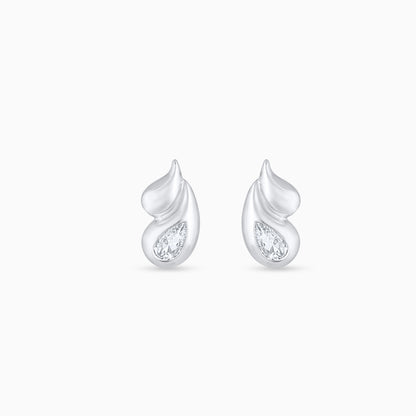 Silver Dewdrop Studs