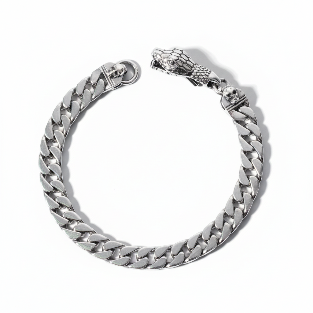 Silver Fang Bracelet