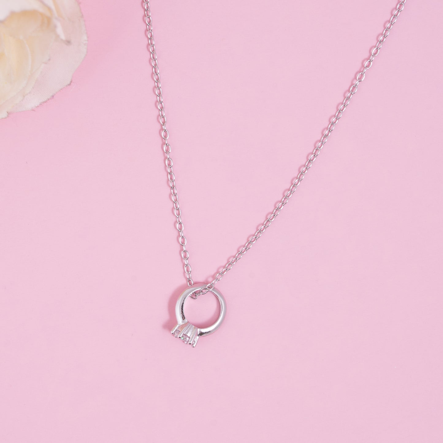 Silver Halo Pendant