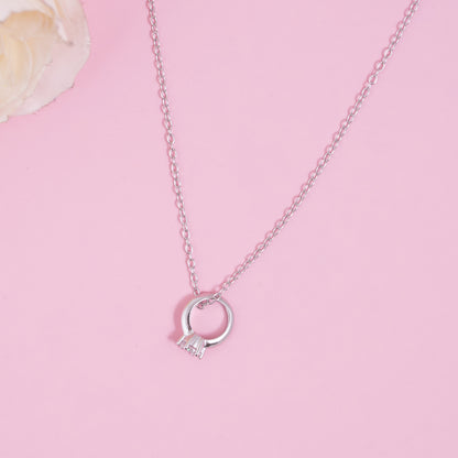 Silver Halo Pendant