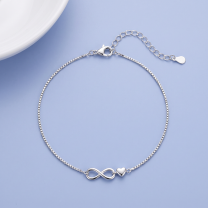 Forever Heart Infinity Anklet