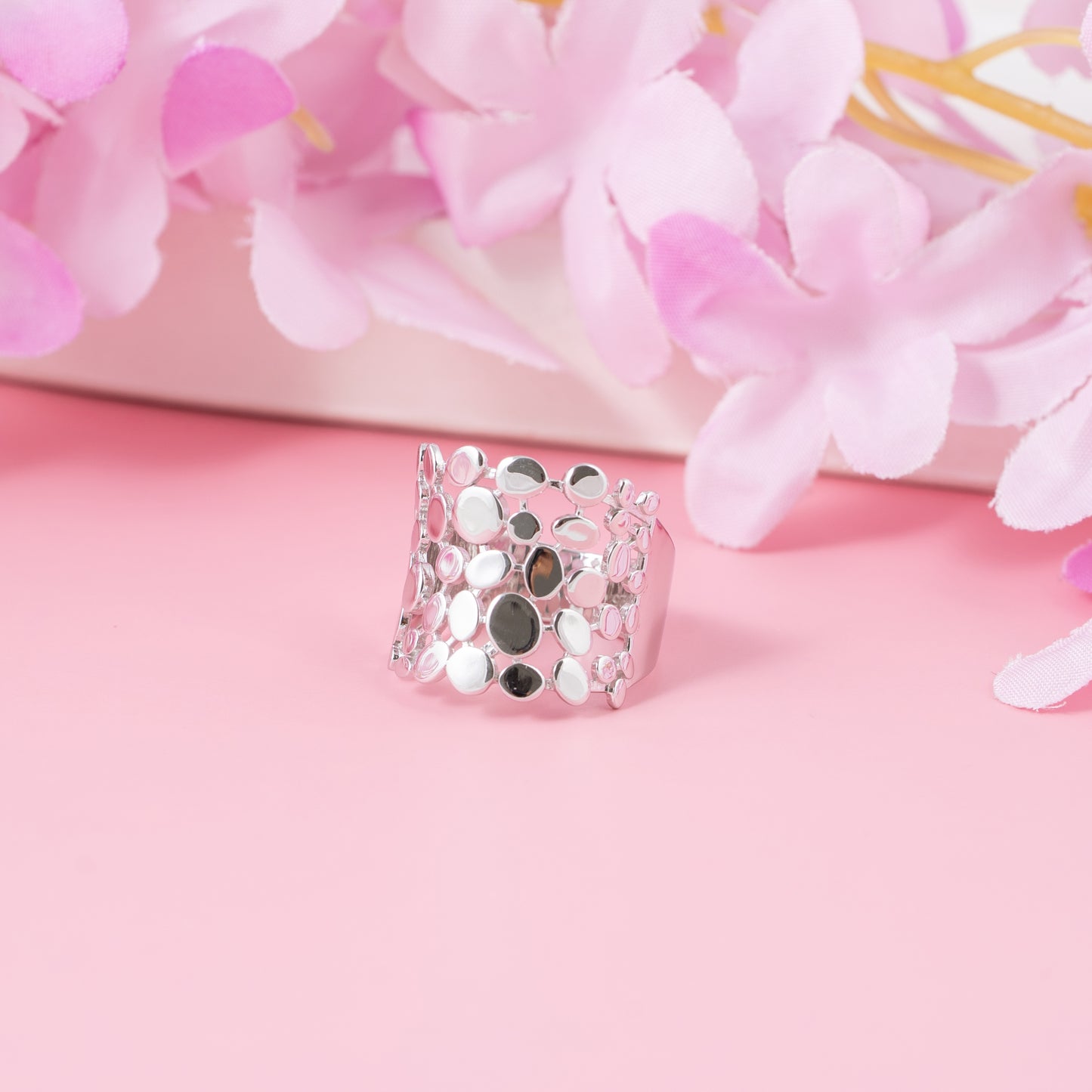 Silver Mirage Ring