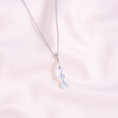 Silver Celestial Drop Pendant