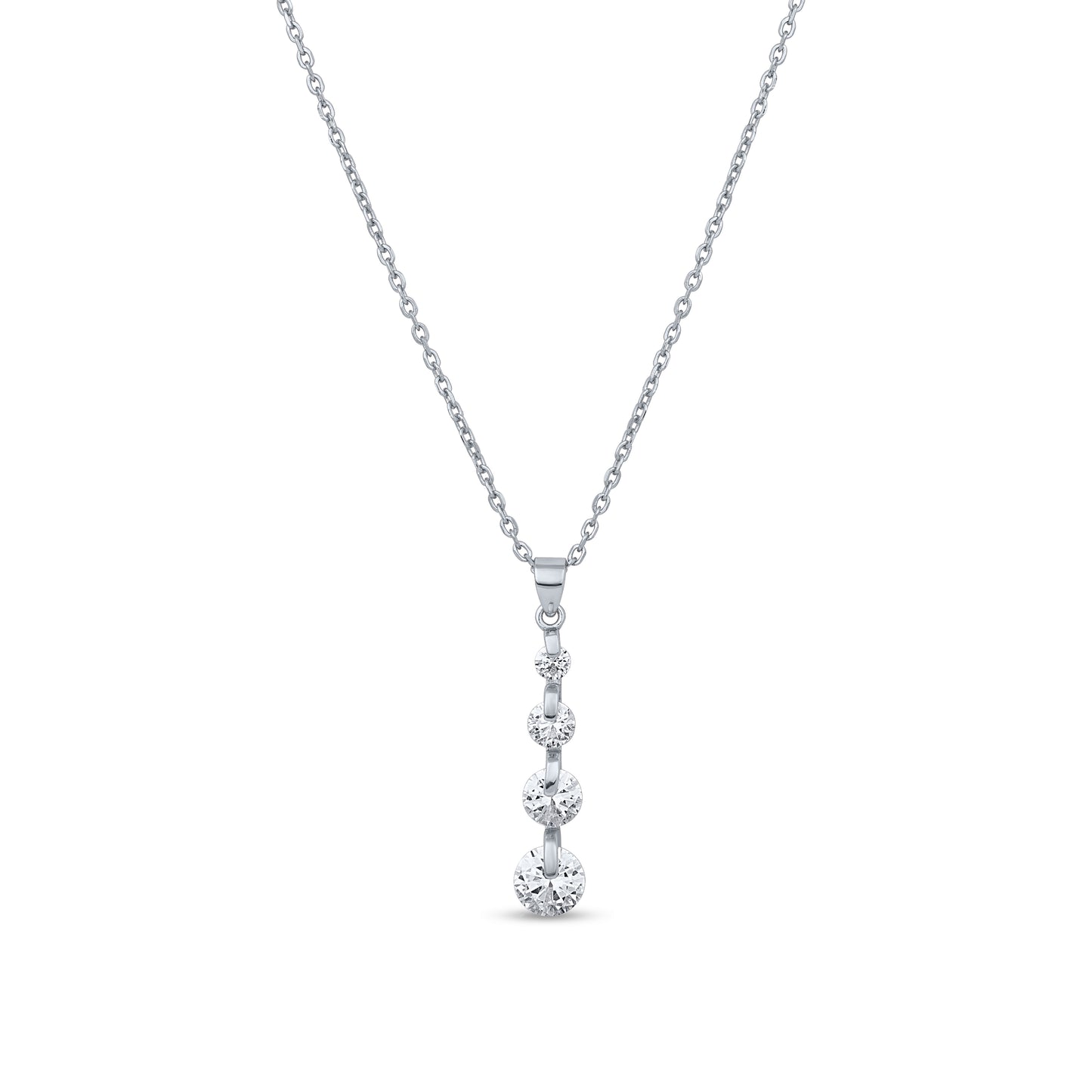 Silver Celestial Drop Pendant