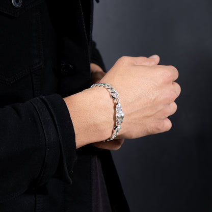 Silver Fang Bracelet
