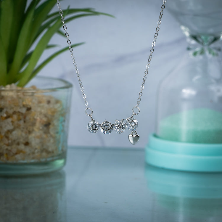 Silver Love Luminary Pendant