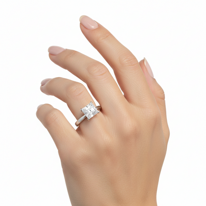 Silver Radiant Promise Ring