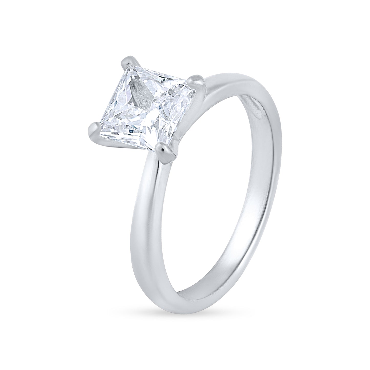 Silver Radiant Promise Ring