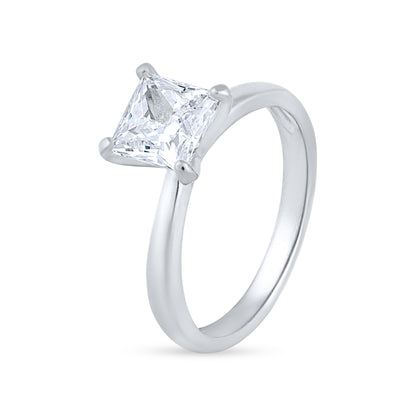Silver Radiant Promise Ring