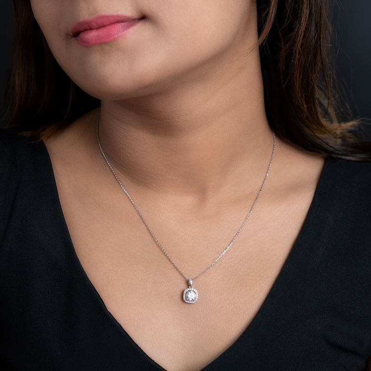 Solitude Silver Necklace