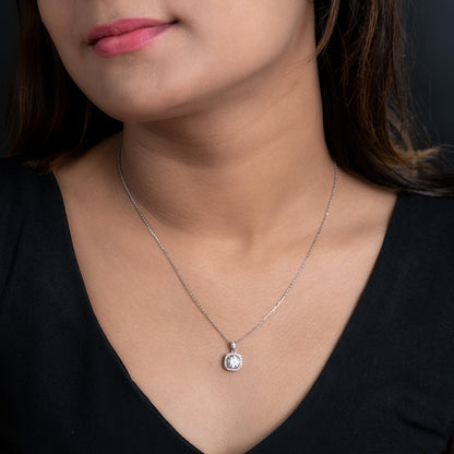 Solitude Silver Necklace