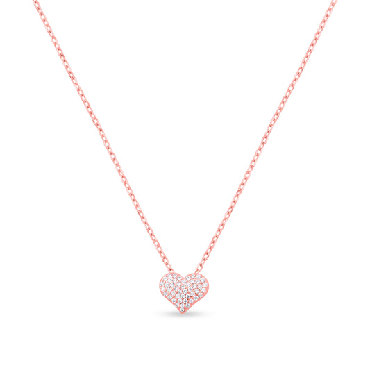 Sparkle Heart Pendant Necklace