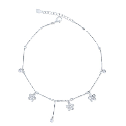 Sparkling Bloom Anklet
