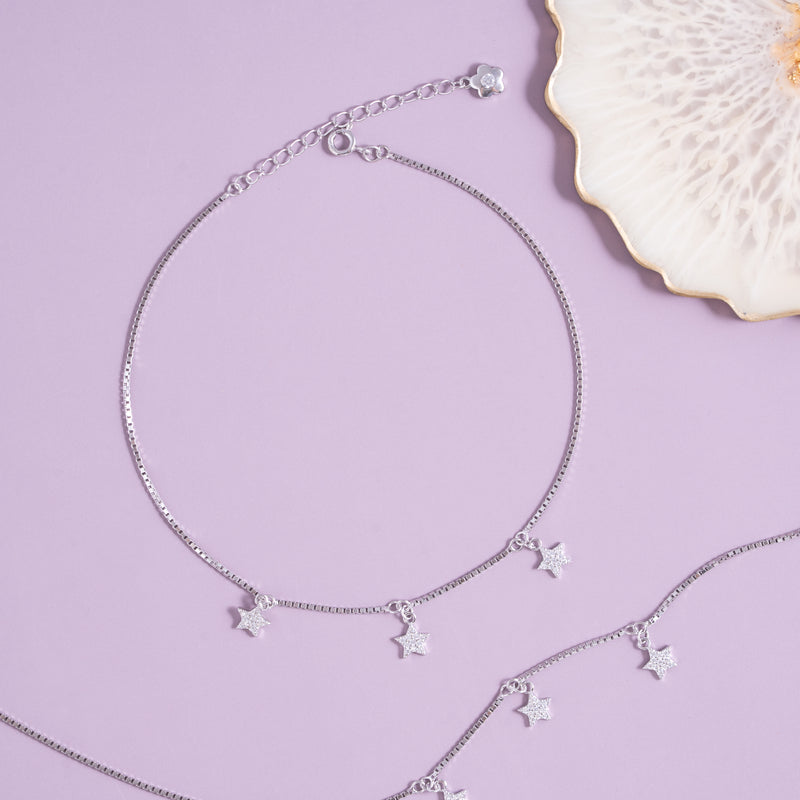 Starlit Charm Anklet