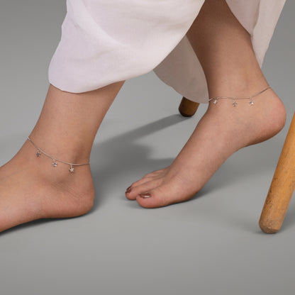 Starlit Charm Anklet